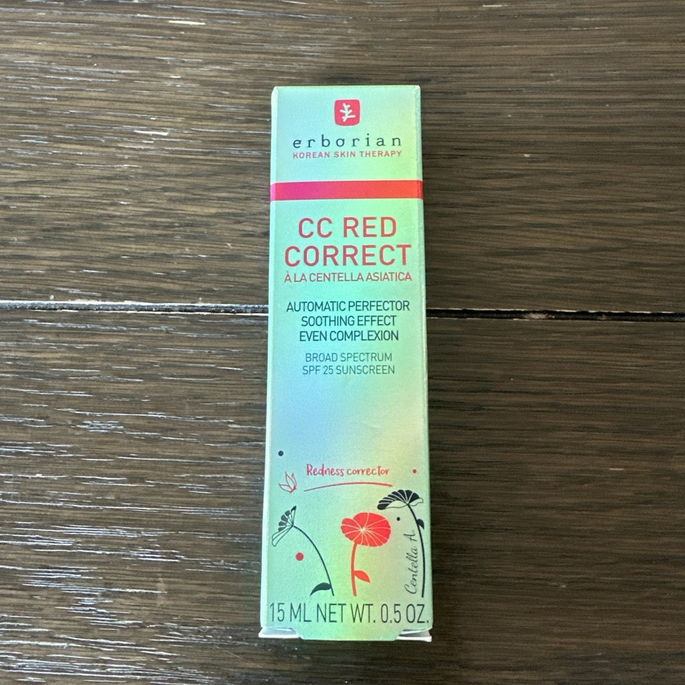 Erborian CC Correct Soothing Effect Even Complexion SPF 25,‎ 0.5oz NEW